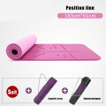 Yugland High density Eco Friendly Pilates Double Color TPE Mat Yoga Gym ou exercice en salle Organic TPE Yoga Mat